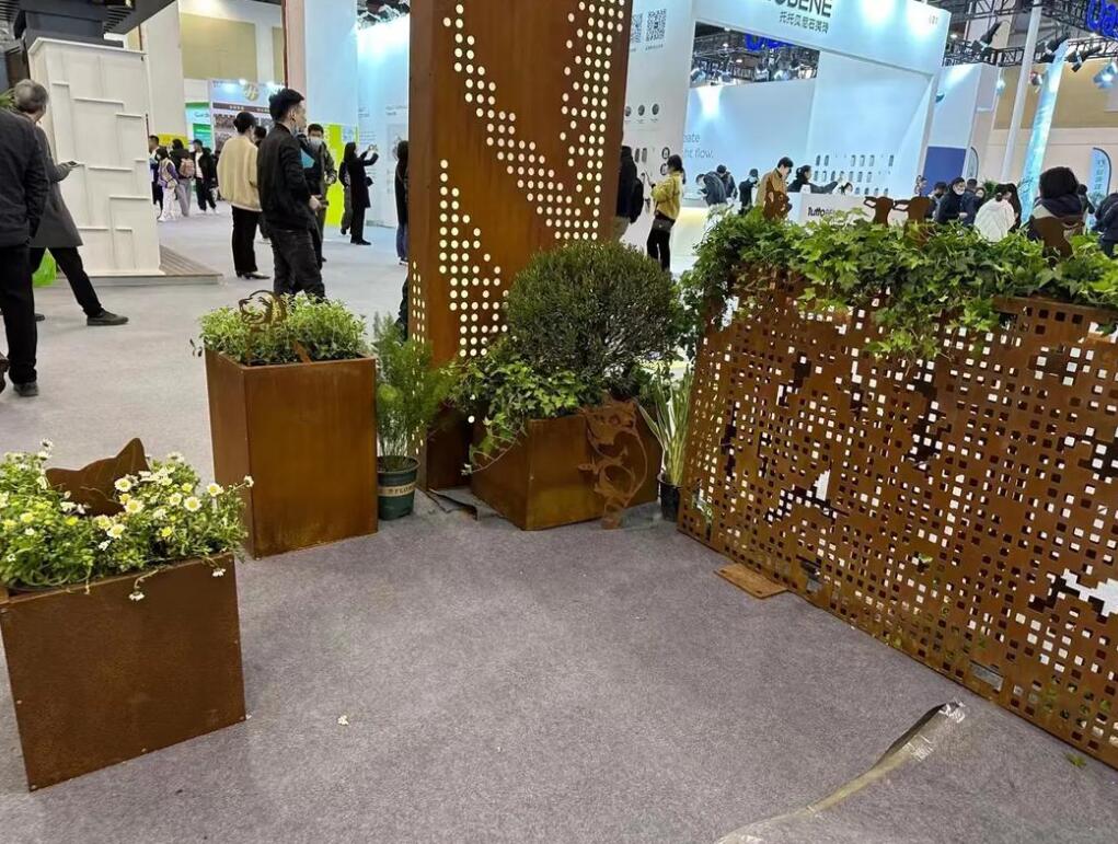 兰西耐候钢花箱