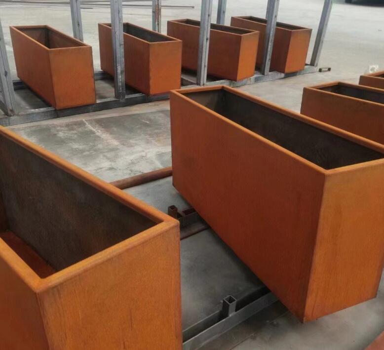 兰西耐候钢花箱