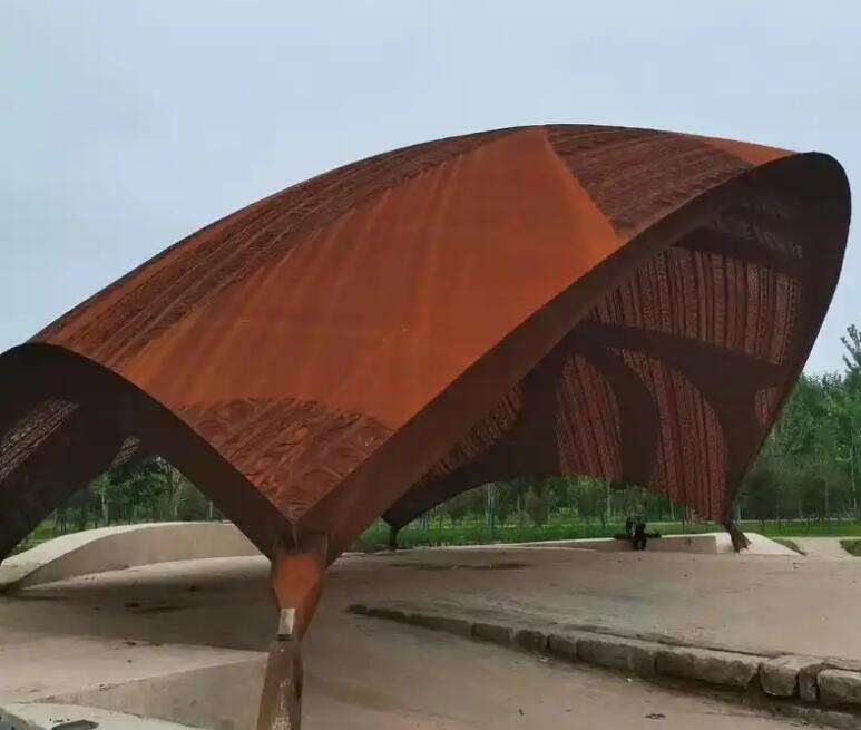 兰西耐候钢幕墙案例